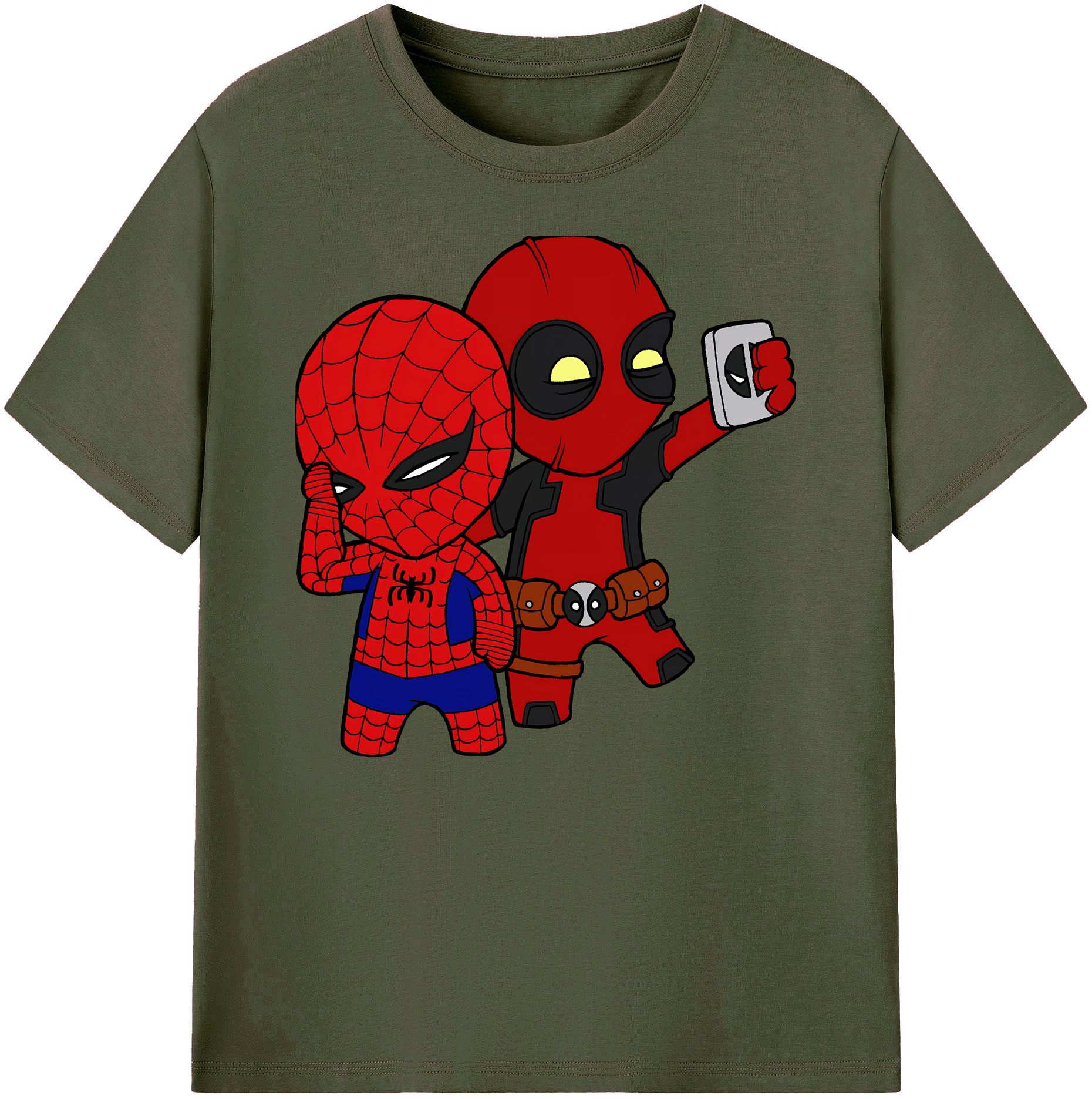 （画像用） Deadpool デッドプール 綿100％ メンズ半袖Tシャツ｜肌触りやわらか＆通気性